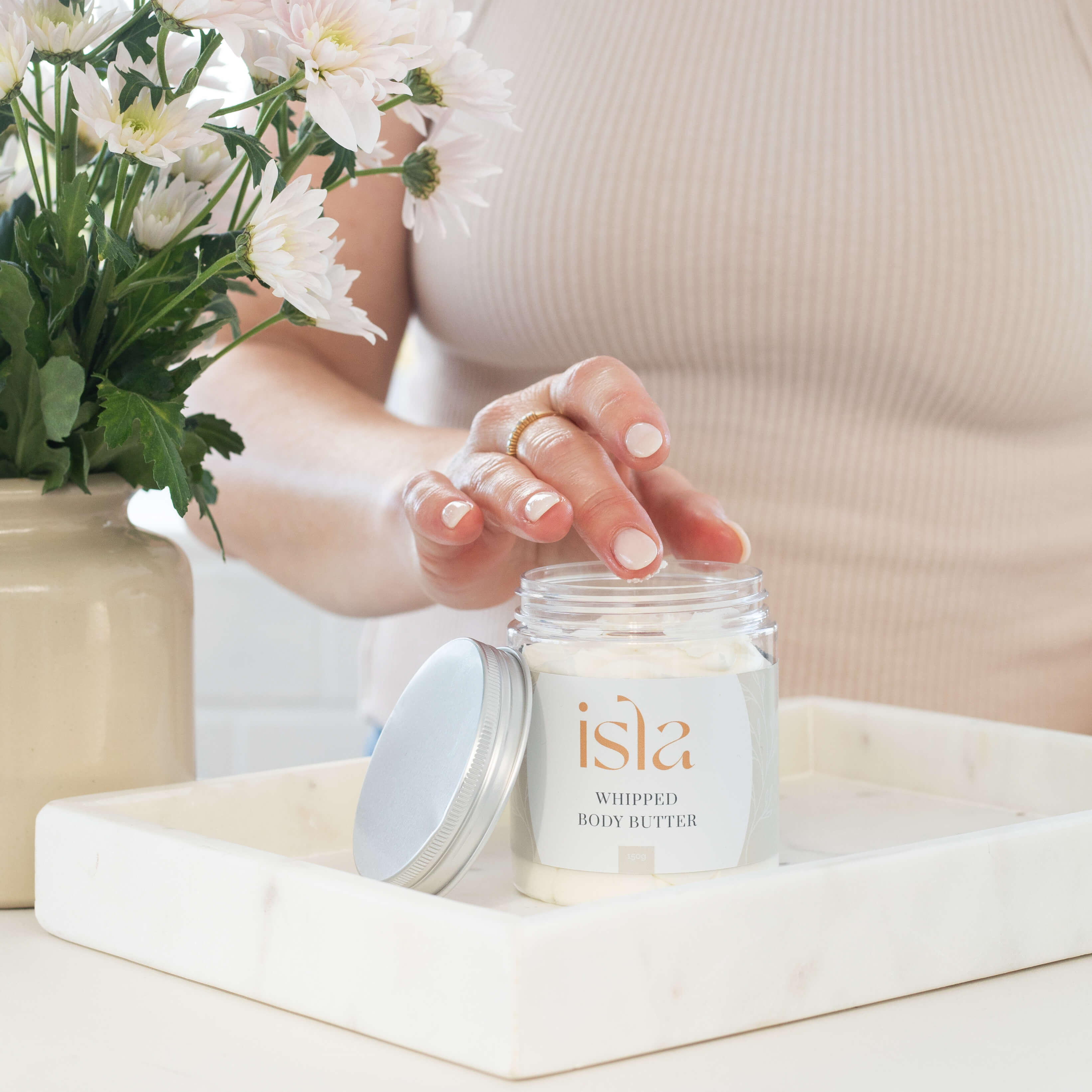 Body Butter in Peach