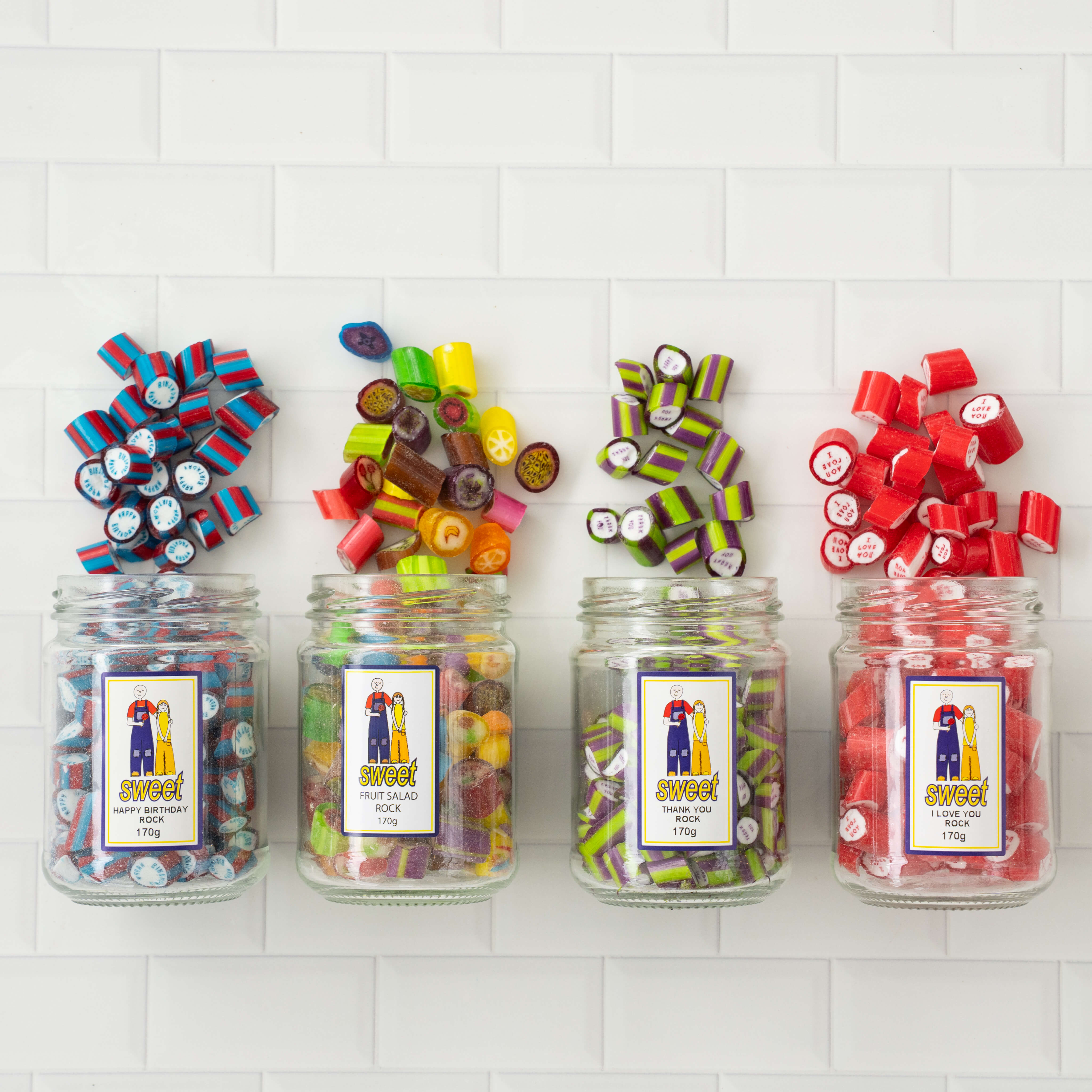Rock Candy In Fruit Salad